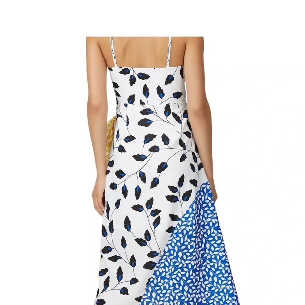 Yumi Kim Yellow and Blue Wrap Dress - Picture 2 of 14